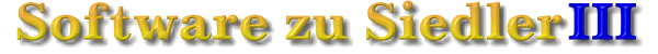 Software zu SiedlerIII